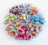 Sweet Feasts Candy Boards octagonal platter filled with an assortment of individually wrapped colourful hard candies.